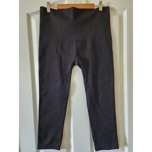 Spanx Look At Me Now Capri Cropped Leggings Black 2XL Plus Size NWOT Gym Shaping